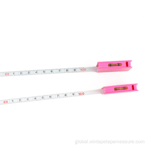 Spirit Level Pink Mini Promotional Steel Tape Measure Supplier